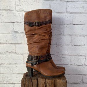 PIKOLINOS Slouchy, Leather Tall Boots